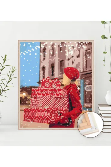 Twoje Hobby Malowanie po numerach - �wi�teczny nastr�j� 40x50cm