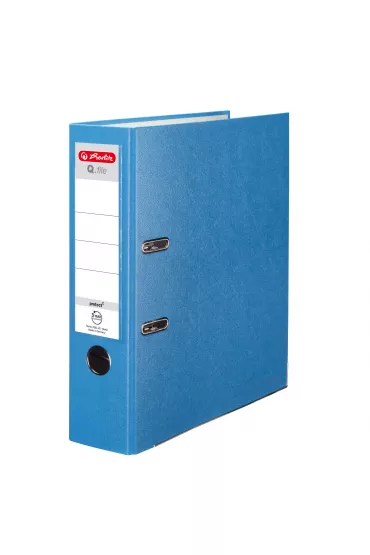 Herlitz Segregator A4 PP Q file Aqua 8 cm