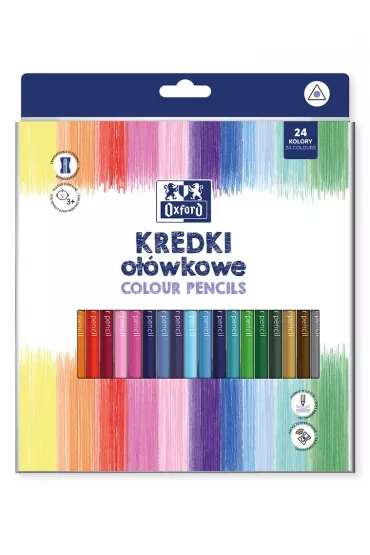 Oxford Kredki o��wkowe Regular 24 szt.