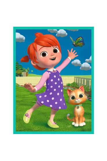 Puzzle 2x10 el. Baby Maxi. Cocomelon Przyjaciele Trefl