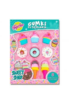 Stnux Gumki do cierania Puzzle Sweet Shop