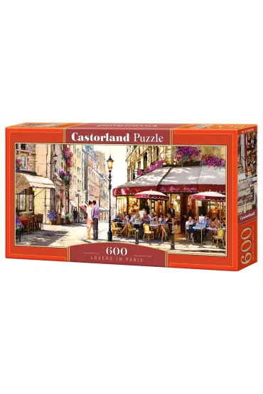 Puzzle 600 el. Kochankowie w Pary�u Castorland