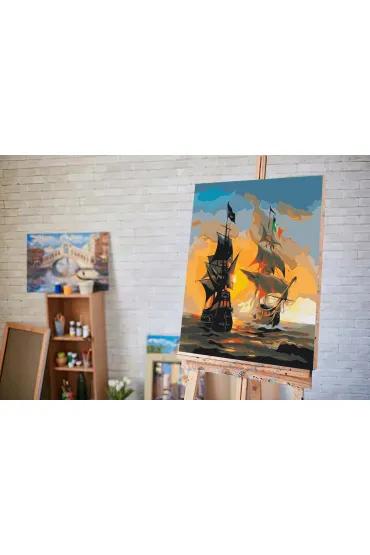 Twoje Hobby Malowanie po numerach - Pejza� morski 40x50cm