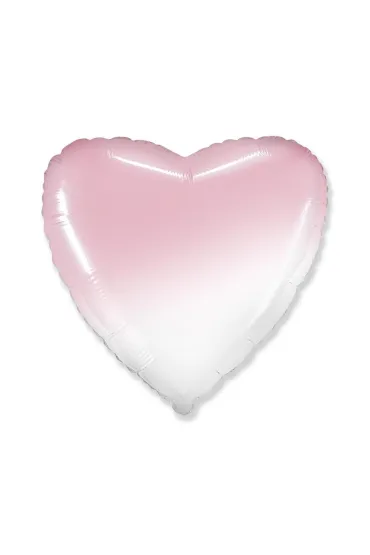 Godan Balon foliowy Serce gradient bia�o-r�owy 46cm
