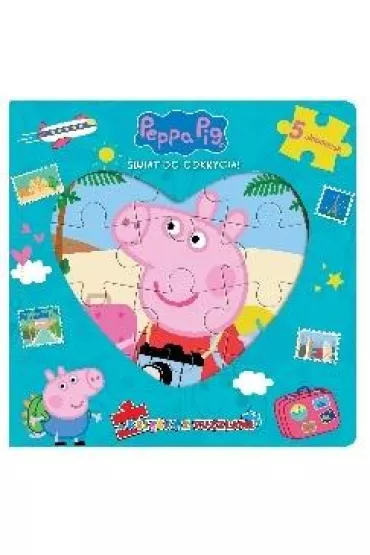 Peppa Pig. Ksi��ka z puzzlami. �wiat do odkrycia