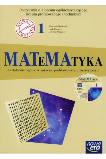z.Matematyka LO KL 1. Podr�cznik Zakres podstawowy + rozszerzony + cd (stare wydanie) - Dorota Ponczek, Lech Cha�ko, Wojciech Babia�ski