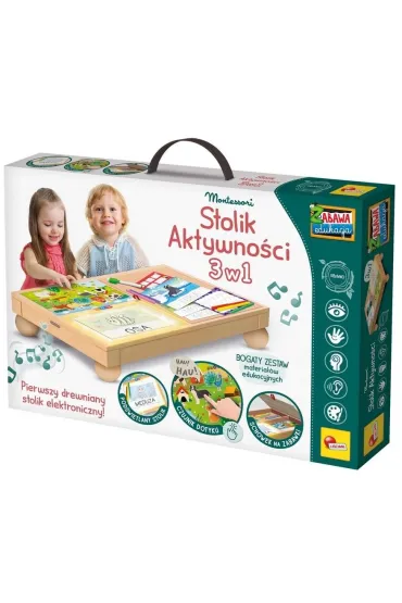 Montessori Biurko aktywno�ci 3w1 Lisciani