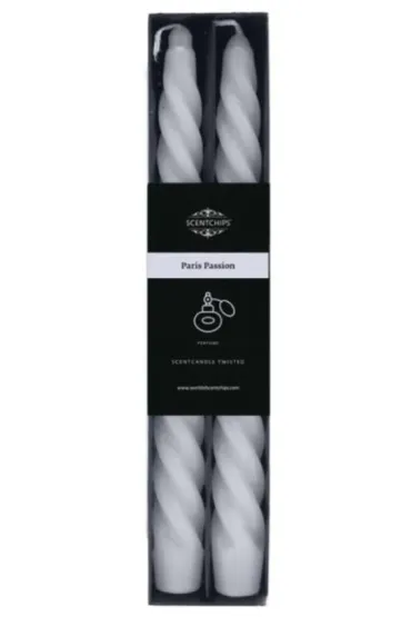 �wieca sto�owa zakr�cona Paris Passion 2 szt.