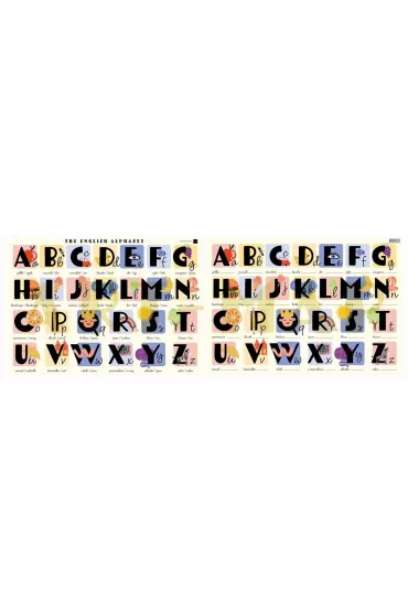 Art-Map Podk�adka laminowana A2 The English Alphabet