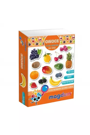 Maksik Owoce - zestaw magnes�w