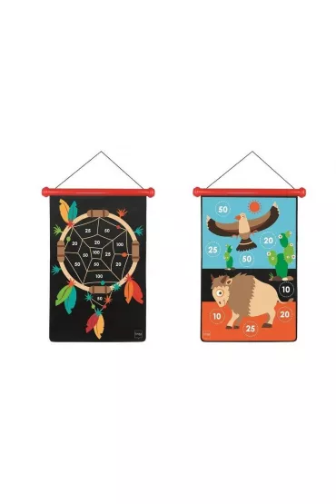 Rzutki magnetyczne rozmiar L Indianie Scratch