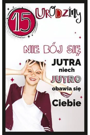 AbCard Kartka okoliczno�ciowa Urodziny 15 U101