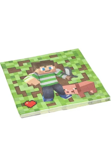 Serwetki papierowe minecraft 10 szt.