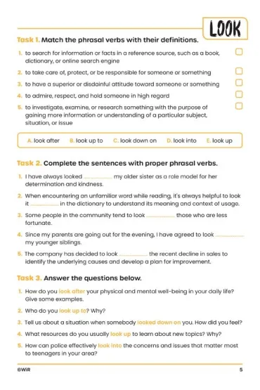 J�zyk angielski Phrasal Verbs w obrazkach �wiczenia dla uczni�w szk� �rednich - Krystyna Jakubowicz