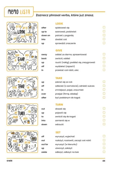 J�zyk angielski Phrasal Verbs w obrazkach �wiczenia dla uczni�w szk� �rednich - Krystyna Jakubowicz