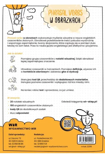 J�zyk angielski Phrasal Verbs w obrazkach �wiczenia dla uczni�w szk� �rednich - Krystyna Jakubowicz