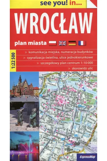 Wroc�aw plan miasta 1:22 500