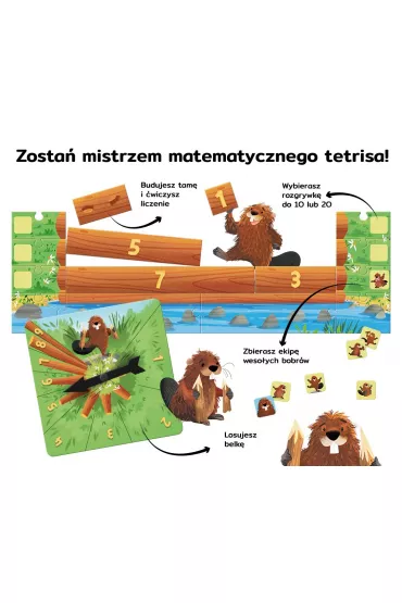 Licz dobrze, bobrze! Gra matematyczna. Kapitan Nauka - Jarosaw  Wjcicki