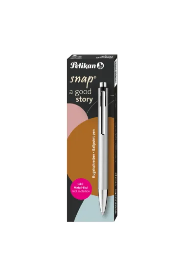 Pelikan D�ugopis w etui Snap K10 Metallic Silver
