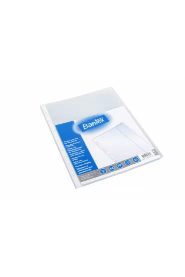 Bantex Koszulka A4 groszkowa z klapk� 110 mic 10 szt.