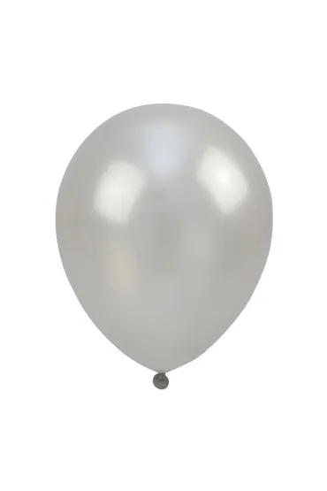 Balony metalizowane 12" srebrne 100 szt.