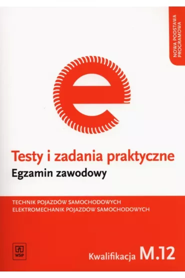 Technik pojazd�w samochodowych. Elektromechanik pojazd�w samochodowych. Kwalifikacja M.12. Testy i Zadania Praktyczne. Egzamin Zawodowy - Marek Pacion