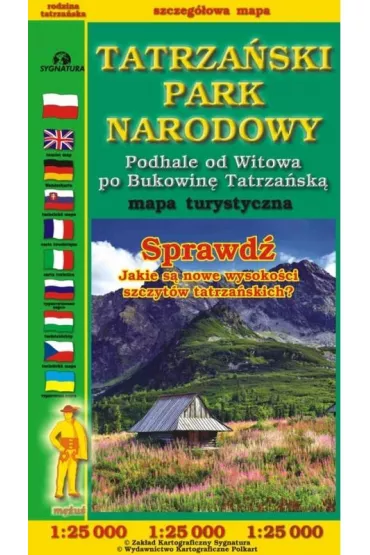 Mapa tur. - Tatrza�ski Park Narodowy 1:25 000