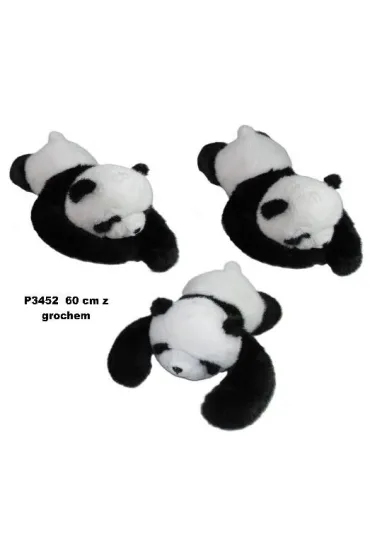 Panda z �apkami z grochem 60cm Sun-Day