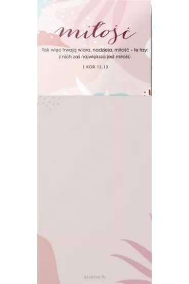 Szaron Notes z magnesem - Mi�o��