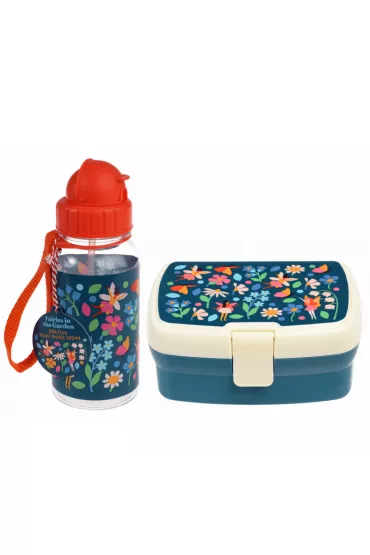 b.box Zestaw �niadaniowy lunchbox i bidon Wr�ki