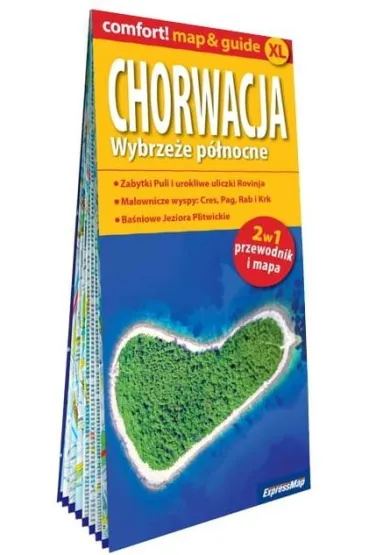 Chorwacja map&guide XL cz�� p�nocna PL laminat 2023
