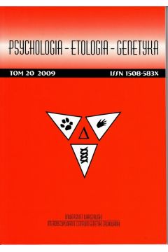 ePrasa Psychologia-Etologia-Genetyka nr 20/2009