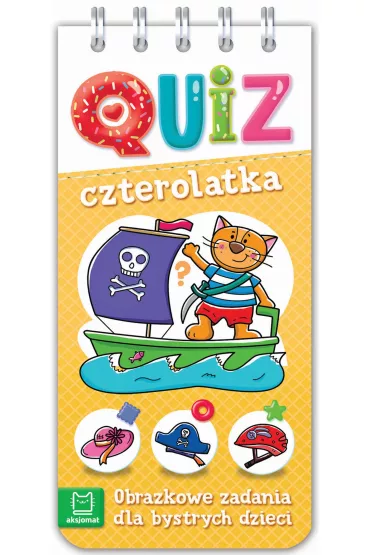 Quiz czterolatka. Obrazkowe zadania dla bystrych dzieci