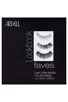 Ardell Zestaw Lookbook Faves 3 Pairs Of False Eyelashes 110 + 120 + 105 + klej Duo Lash Adhesive