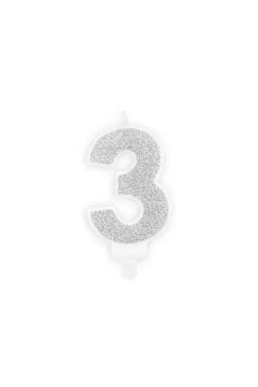 PartyDeco �wieczka urodzinowa 3 7 cm