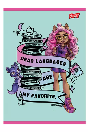 Unipap Zeszyt A5 Monster High dwie linie 32 kartki