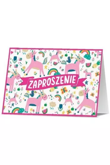Pan Dragon Zaproszenie Urodziny 10 szt.