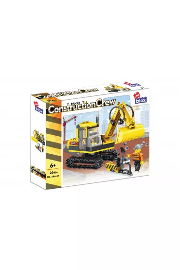 Klocki konstrukcyjne 264 el. Auto Budowlane Alleblox