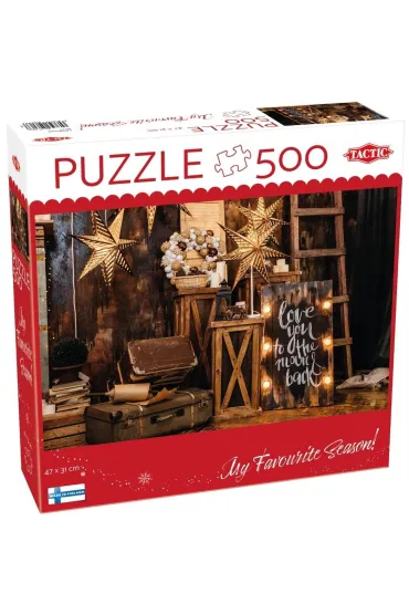 Puzzle 500 el. Christmas decorations Tactic