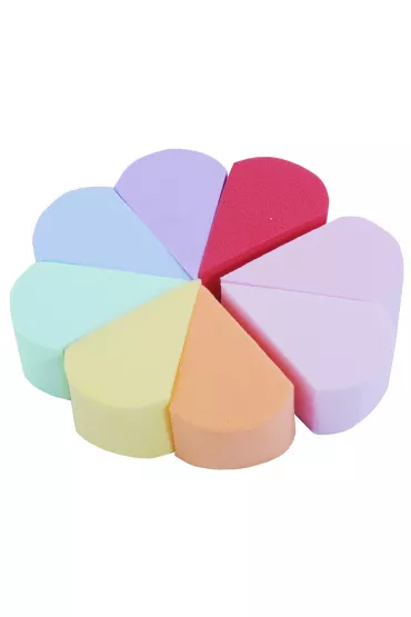 Inter Vion G�beczki do makija�u Rainbow 8 szt.
