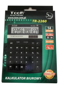 Toor Kalkulator biurowy TR-2260 14 pozycji
