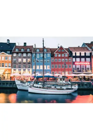 Puzzle 1000 Skandynawskie miasto Ravensburger