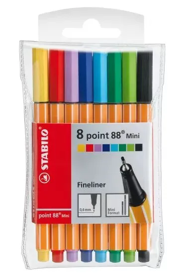 Stabilo Cienkopis Point 88 Mini 8 szt.