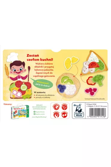Jedzonko. Uk�adanka kreatywna. Kapitan Nauka