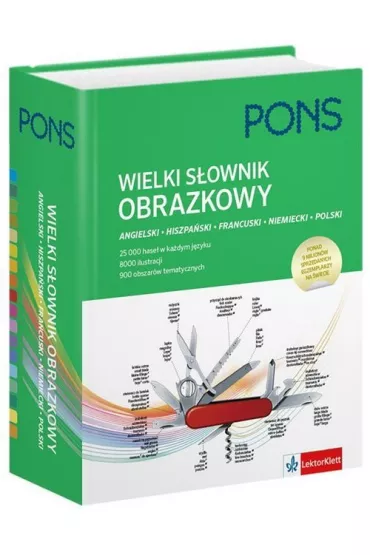 Wielki s�ownik obrazkowy. Angielski, hiszpa�ski, francuski, niemiecki, polski