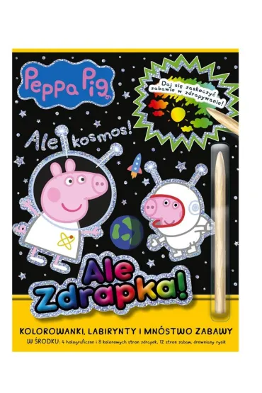 �winka Peppa. Ale zdrapka! Ale kosmos!