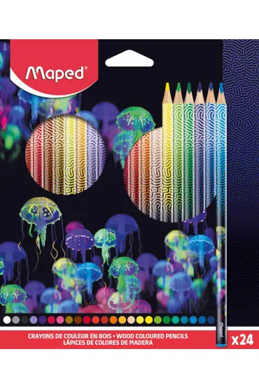 Maped Kredki Deepsea 24 szt.