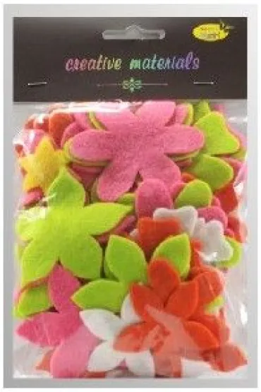 Galeria Hobby Kwiatki z filcu wiosenne 60 szt.