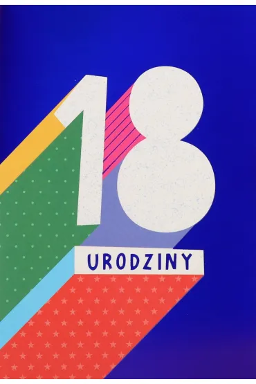 Karnet okoliczno�ciowy B6 z kopert� 18 Urodziny PAN DRAGON HM200-3102