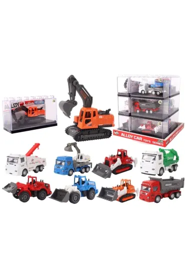 Autko w klocku 1:64 budowlane MIX Pro Kids